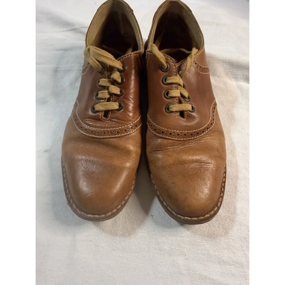 Bed Stu Regal Brown Leather Oxford Shoes Men's Size 8‎ Lace Up Handmade Brazil